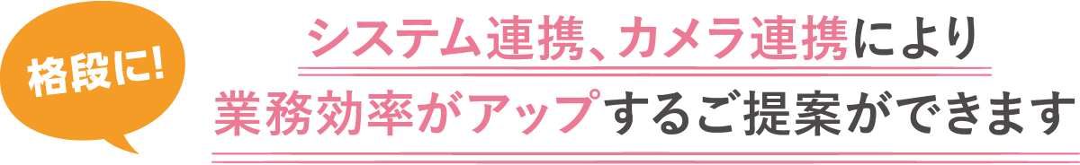 システム連携、カメラ連携画像1