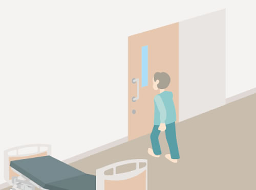 長時間離床イラスト