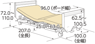 ベーシックベッドセンターロック仕様3