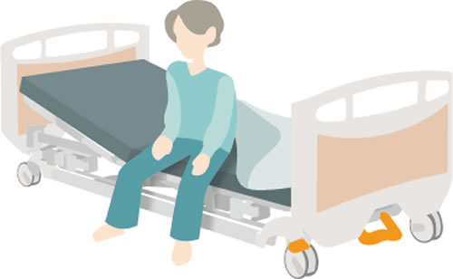 端座位イラスト