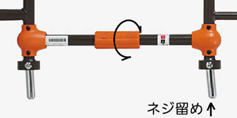 ベッド用グリップ　PZR-116J固定方法