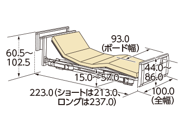 木製宮付ボード2,3モーター寸法図