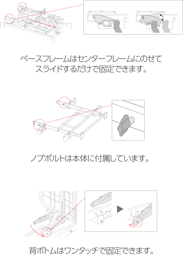 組立部品ゼロ