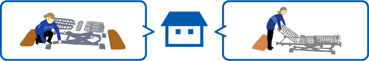 同じ建物内の移動図