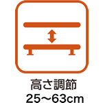 高さ調節アイコン