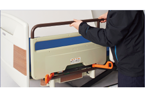 ベッドへの簡単取り付け